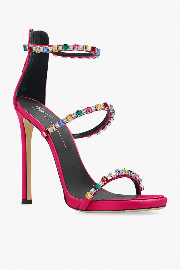 GIUSEPPE ZANOTTI 23SS サンダル・ミュール ピンク系 SchaferandweinerShops Ghana - Pink Heeled sandals Giuseppe